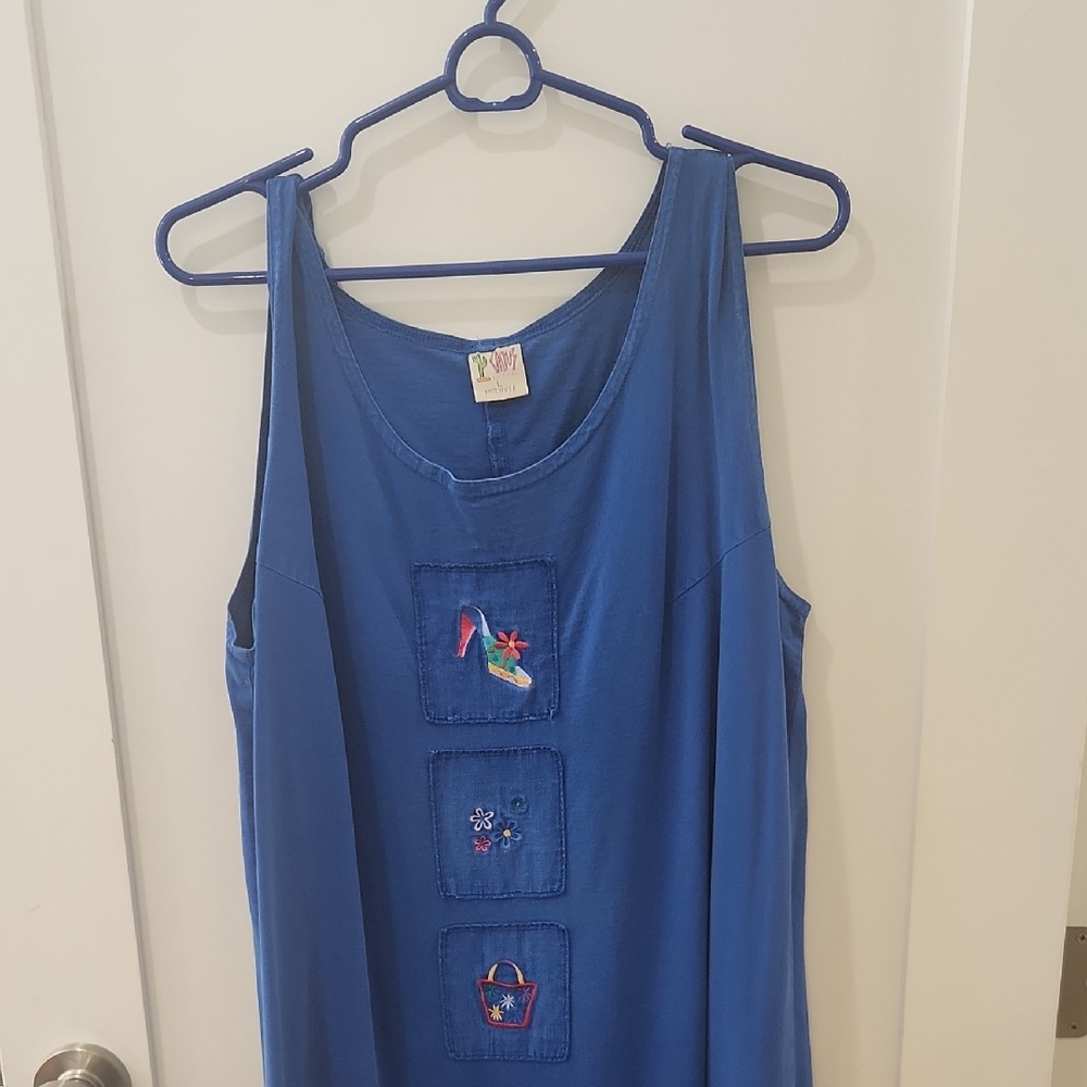 Cactus Blue Casual Top